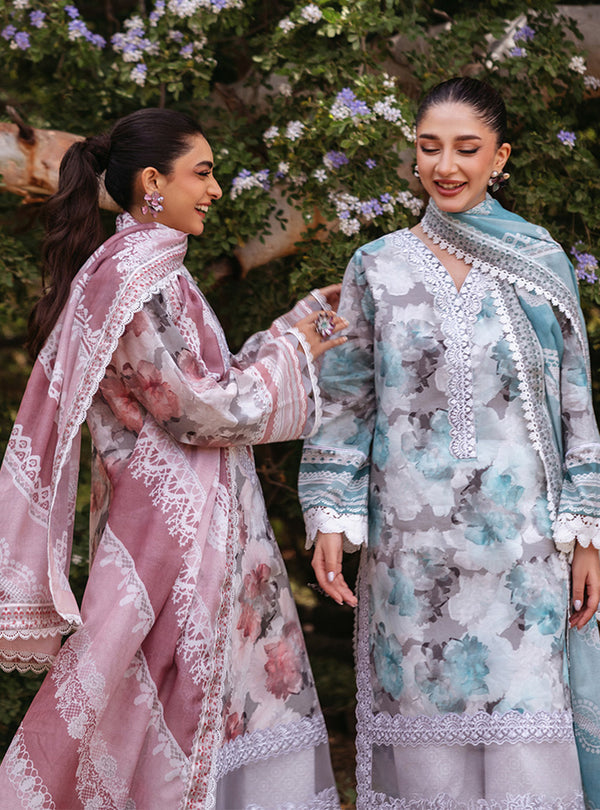 Zainab Chottani | Tahra Lawn 24 | ZINNIA - D 3A by Designer Zainab Chottani - House of Maryam - Pakistani Designer Ethnic Wear in {{ shop.shopifyCountryName }}