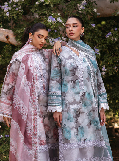 Zainab Chottani | Tahra Lawn 24 | ZINNIA - D 3A -  Zainab Chottani Luxury - Original Designer Dress - House of Maryam