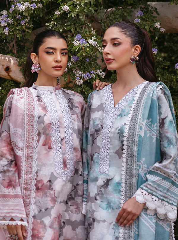 Zainab Chottani | Tahra Lawn 24 | ZINNIA - D 3A by Designer Zainab Chottani - House of Maryam - Pakistani Designer Ethnic Wear in {{ shop.shopifyCountryName }}