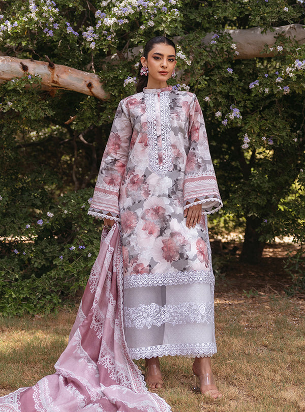 Zainab Chottani | Tahra Lawn 24 | ZINNIA - D 3A by Designer Zainab Chottani - House of Maryam - Pakistani Designer Ethnic Wear in {{ shop.shopifyCountryName }}