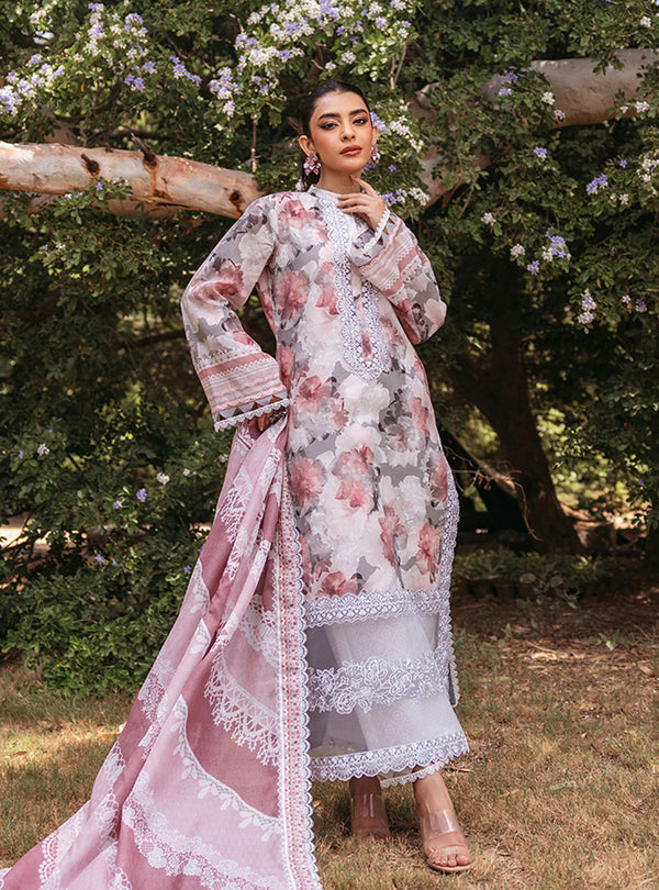 Zainab Chottani | Tahra Lawn 24 | ZINNIA - D 3A -  Zainab Chottani Luxury - Original Designer Dress - House of Maryam