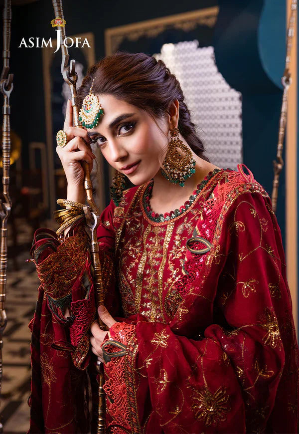 Asim Jofa | Fasana e Ishq Eid Luxury Lawn | AJFI-21 by Designer Asim Jofa - House of Maryam - Pakistani Designer Ethnic Wear in {{ shop.shopifyCountryName }}