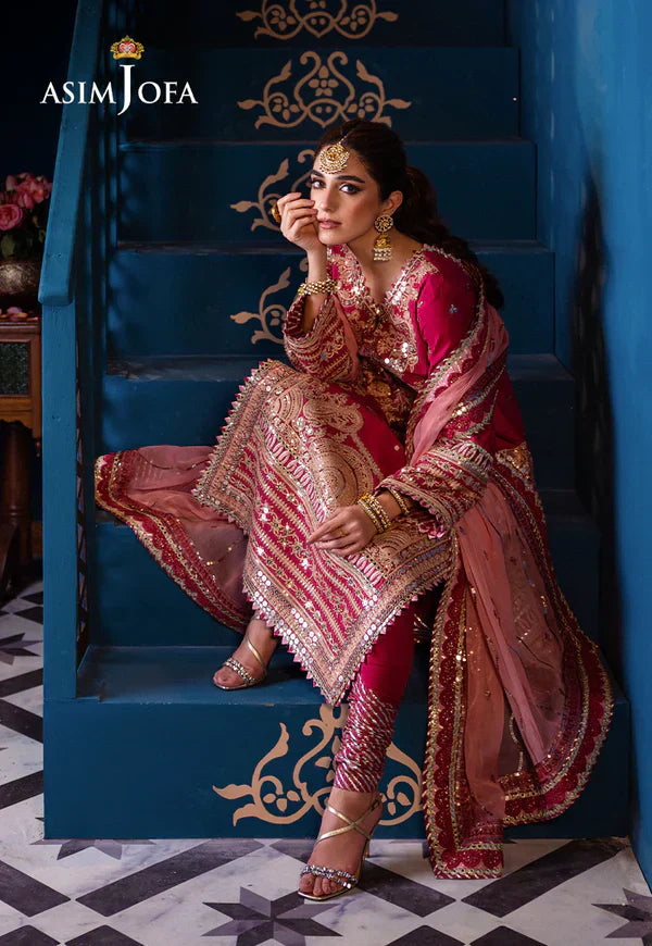 Asim Jofa | Fasana e Ishq Eid Luxury Lawn | AJFI-18