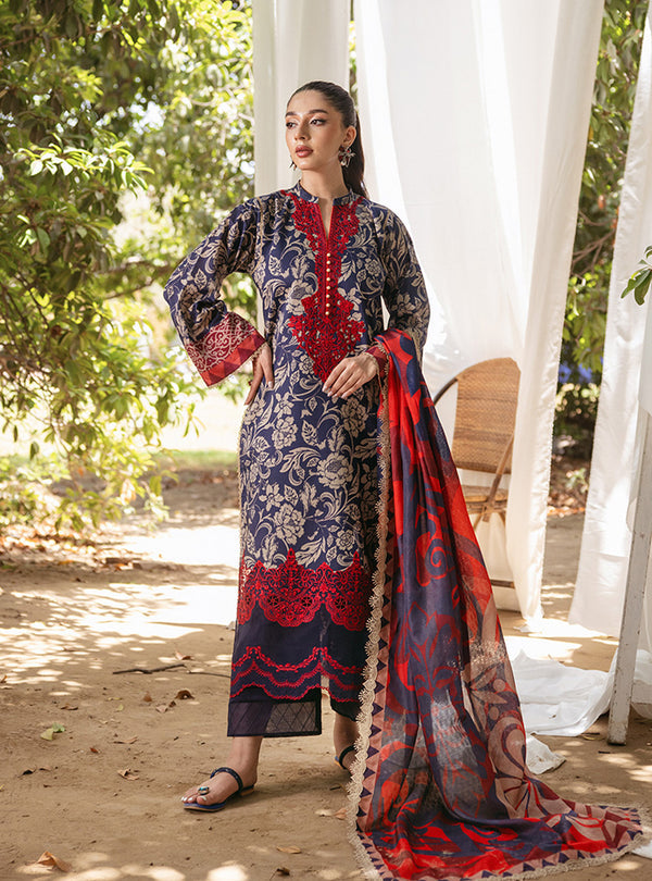 Zainab Chottani | Tahra Lawn 24 | TAMARA - D 7A -  Zainab Chottani Luxury - Original Designer Dress - House of Maryam