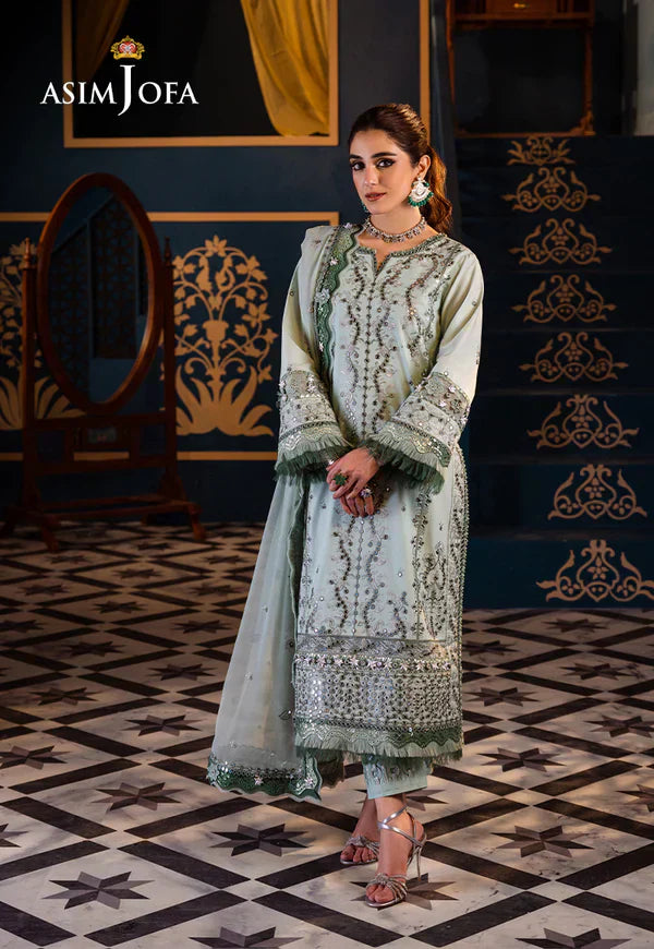 Asim Jofa | Fasana e Ishq Eid Luxury Lawn | AJFI-17 by Designer Asim Jofa - House of Maryam - Pakistani Designer Ethnic Wear in {{ shop.shopifyCountryName }}