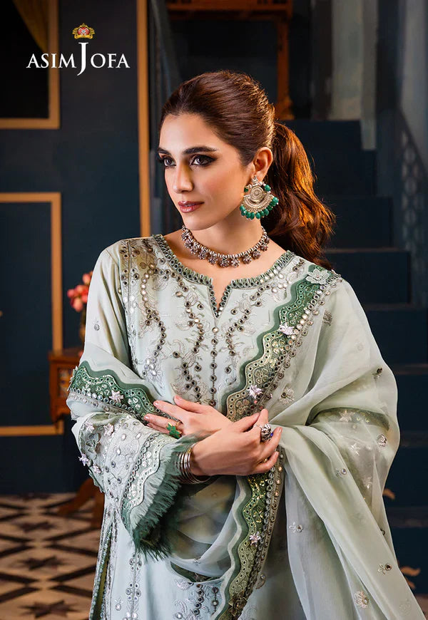 Asim Jofa | Fasana e Ishq Eid Luxury Lawn | AJFI-17 by Designer Asim Jofa - House of Maryam - Pakistani Designer Ethnic Wear in {{ shop.shopifyCountryName }}