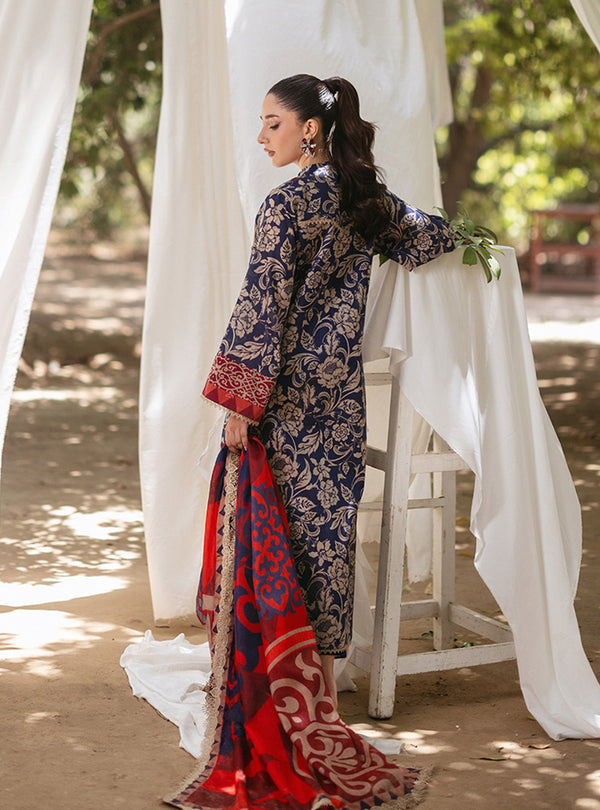 Zainab Chottani | Tahra Lawn 24 | TAMARA - D 7A by Designer Zainab Chottani - House of Maryam - Pakistani Designer Ethnic Wear in {{ shop.shopifyCountryName }}