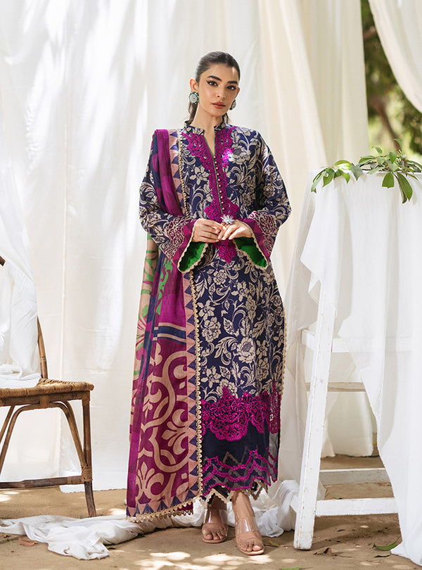 Zainab Chottani | Tahra Lawn 24 | TAMARA - D 7A -  Zainab Chottani Luxury - Original Designer Dress - House of Maryam