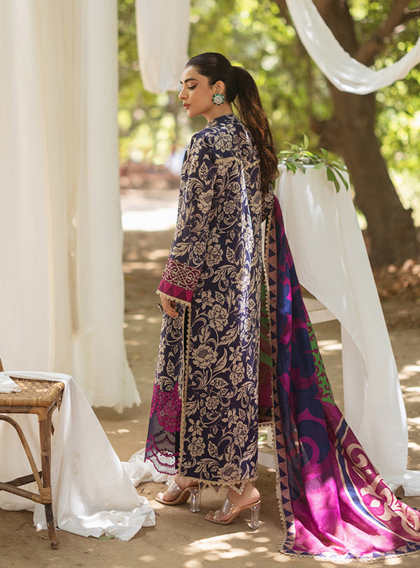 Zainab Chottani | Tahra Lawn 24 | TAMARA - D 7B by Designer Zainab Chottani - House of Maryam - Pakistani Designer Ethnic Wear in {{ shop.shopifyCountryName }}