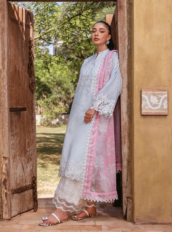 Zainab Chottani | Tahra Lawn 24 | RUHAE - D 9B by Designer Zainab Chottani - House of Maryam - Pakistani Designer Ethnic Wear in {{ shop.shopifyCountryName }}