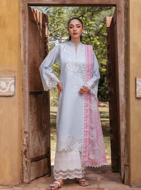 Zainab Chottani | Tahra Lawn 24 | RUHAE - D 9B -  Zainab Chottani Luxury - Original Designer Dress - House of Maryam