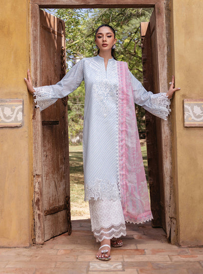 Zainab Chottani | Tahra Lawn 24 | RUHAE - D 9B -  Zainab Chottani Luxury - Original Designer Dress - House of Maryam