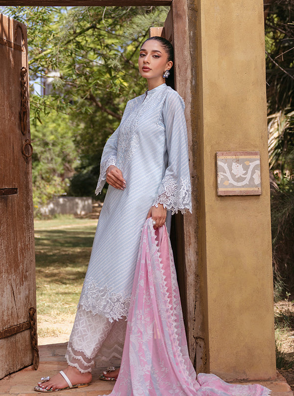 Zainab Chottani | Tahra Lawn 24 | RUHAE - D 9B -  Zainab Chottani Luxury - Original Designer Dress - House of Maryam