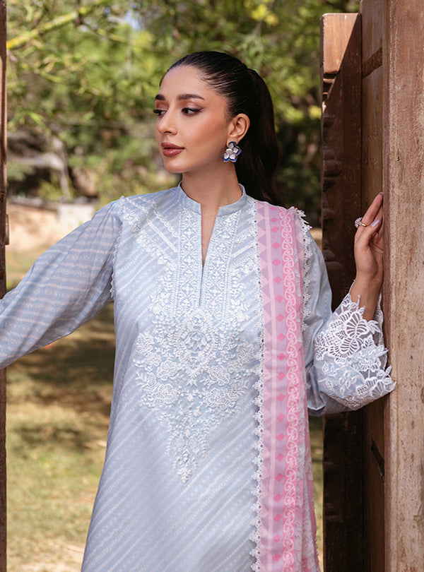 Zainab Chottani | Tahra Lawn 24 | RUHAE - D 9B -  Zainab Chottani Luxury - Original Designer Dress - House of Maryam