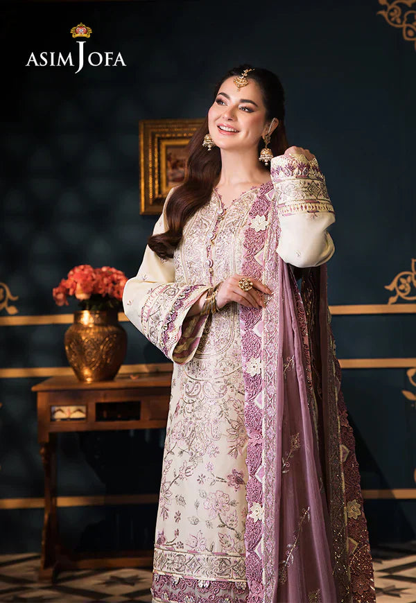 Asim Jofa | Fasana e Ishq Eid Luxury Lawn | AJFI-15 by Designer Asim Jofa - House of Maryam - Pakistani Designer Ethnic Wear in {{ shop.shopifyCountryName }}