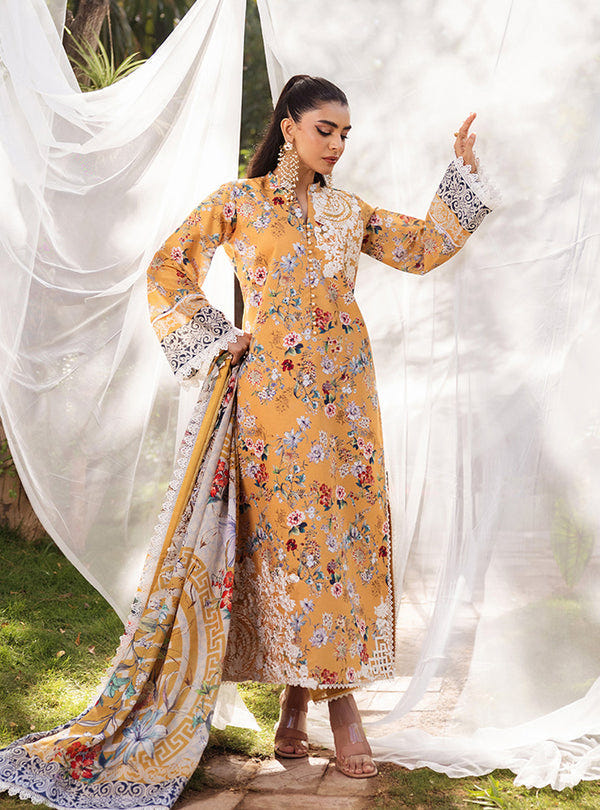 Zainab Chottani | Tahra Lawn 24 | BEEHA - D 2A -  Zainab Chottani Luxury - Original Designer Dress - House of Maryam