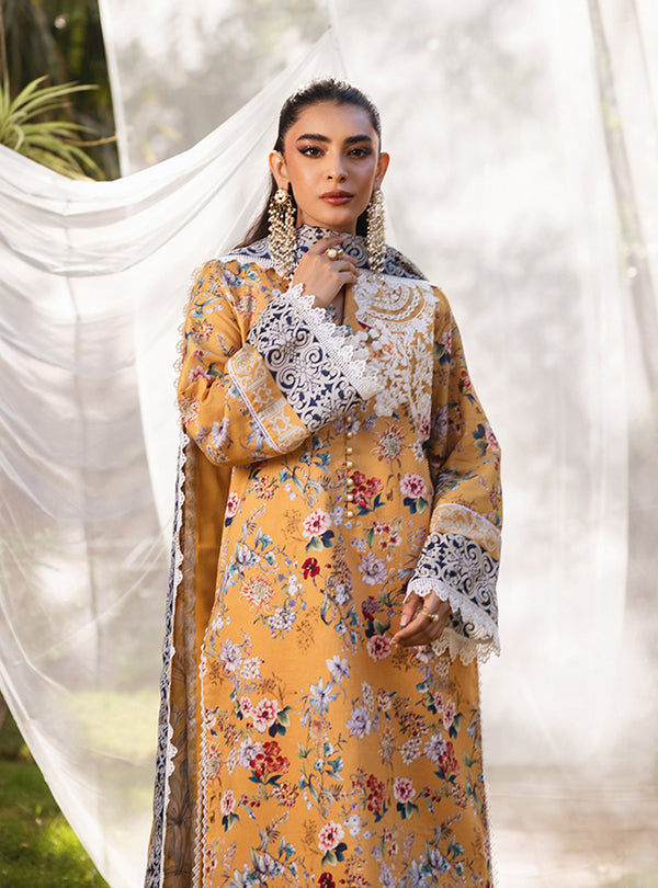 Zainab Chottani | Tahra Lawn 24 | BEEHA - D 2A -  Zainab Chottani Luxury - Original Designer Dress - House of Maryam