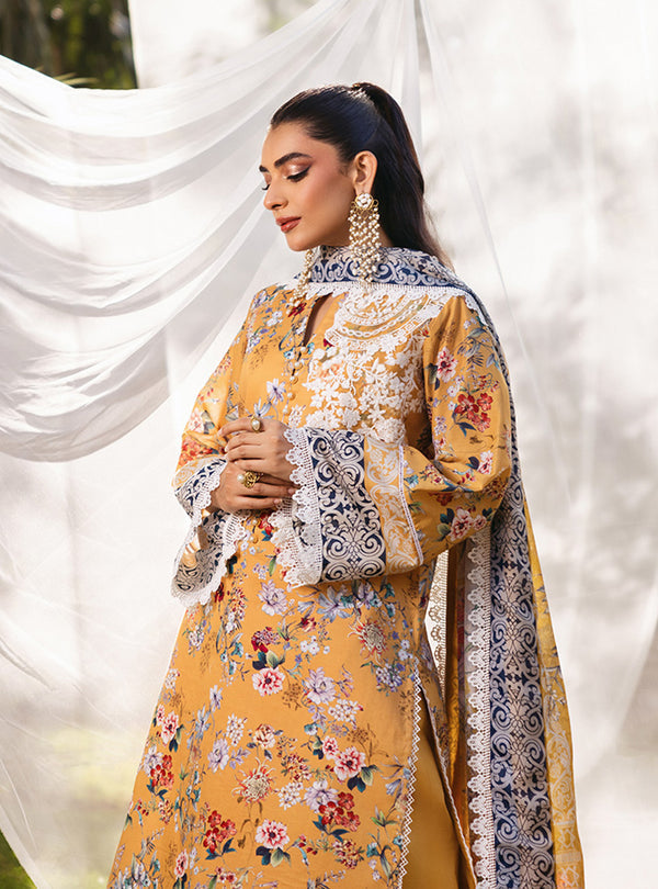 Zainab Chottani | Tahra Lawn 24 | BEEHA - D 2A -  Zainab Chottani Luxury - Original Designer Dress - House of Maryam