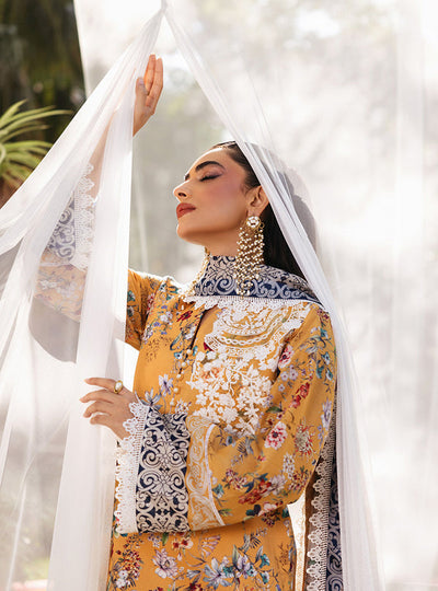 Zainab Chottani | Tahra Lawn 24 | BEEHA - D 2A -  Zainab Chottani Luxury - Original Designer Dress - House of Maryam