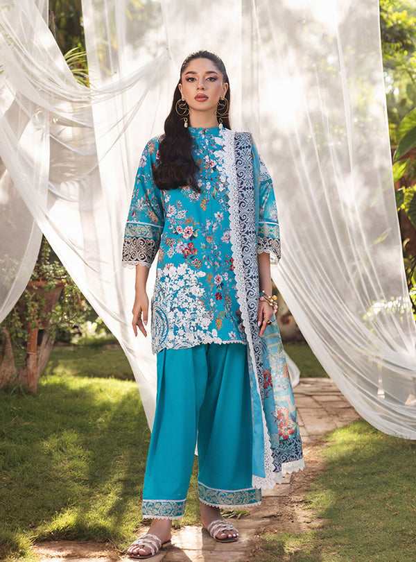 Zainab Chottani | Tahra Lawn 24 | BEEHA - D 2B by Designer Zainab Chottani - House of Maryam - Pakistani Designer Ethnic Wear in {{ shop.shopifyCountryName }}