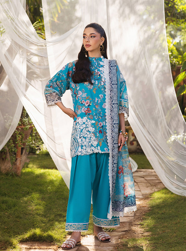 Zainab Chottani | Tahra Lawn 24 | BEEHA - D 2B -  Zainab Chottani Luxury - Original Designer Dress - House of Maryam