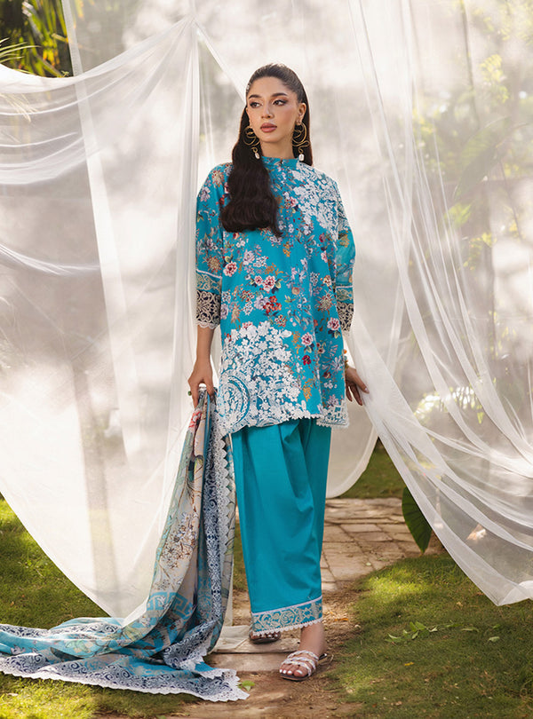 Zainab Chottani | Tahra Lawn 24 | BEEHA - D 2B -  Zainab Chottani Luxury - Original Designer Dress - House of Maryam