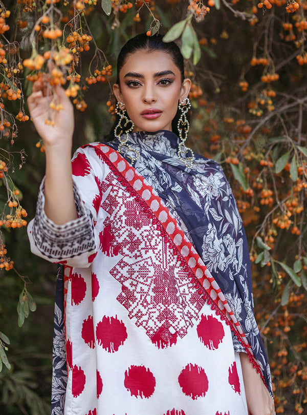 Zainab Chottani | Tahra Lawn 24 | FREYA - D 10A by Zainab Chottani - House of Maryam