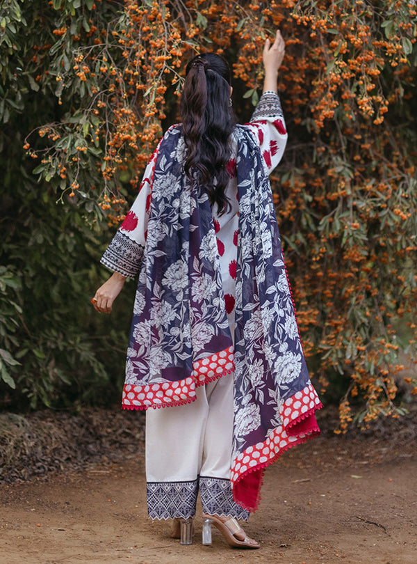 Zainab Chottani | Tahra Lawn 24 | FREYA - D 10A by Zainab Chottani - House of Maryam