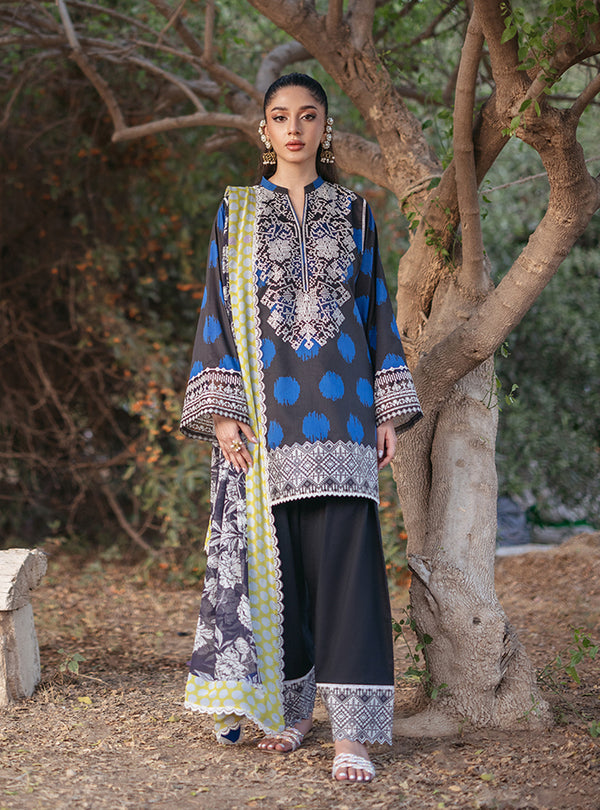 Zainab Chottani | Tahra Lawn 24 | FREYA - D 10B by Designer Zainab Chottani - House of Maryam - Pakistani Designer Ethnic Wear in {{ shop.shopifyCountryName }}