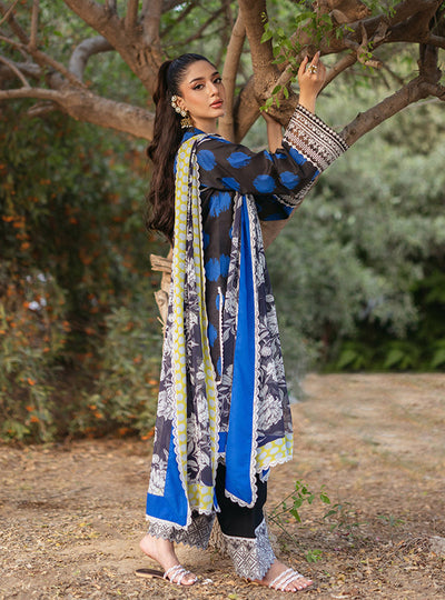 Zainab Chottani | Tahra Lawn 24 | FREYA - D 10B -  Zainab Chottani Luxury - Original Designer Dress - House of Maryam