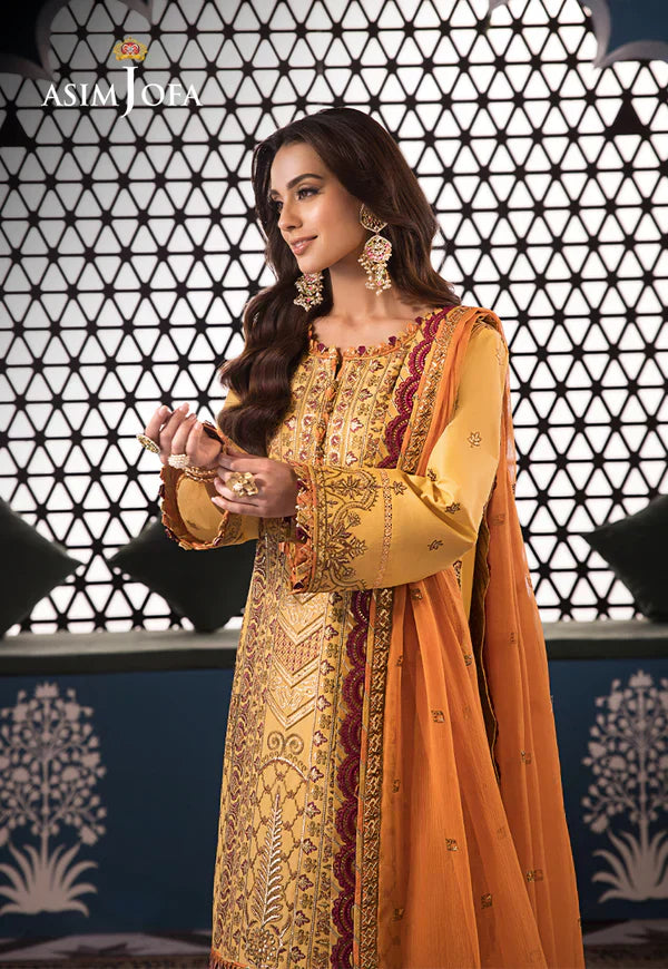 Asim Jofa | Fasana e Ishq Eid Luxury Lawn | AJFI-19