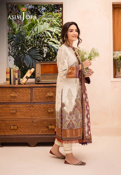 Asim Jofa | Prints Essentials | AJUB-11 by Designer Asim Jofa - House of Maryam - Pakistani Designer Ethnic Wear in {{ shop.shopifyCountryName }}