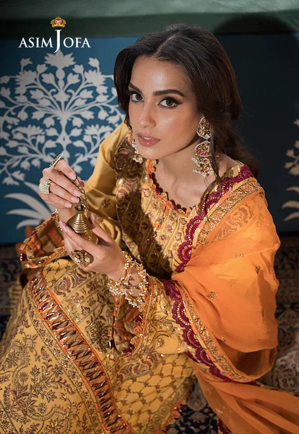 Asim Jofa | Fasana e Ishq Eid Luxury Lawn | AJFI-19 by Designer Asim Jofa - House of Maryam - Pakistani Designer Ethnic Wear in {{ shop.shopifyCountryName }}