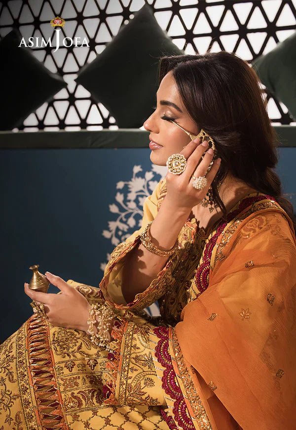 Asim Jofa | Fasana e Ishq Eid Luxury Lawn | AJFI-19 by Designer Asim Jofa - House of Maryam - Pakistani Designer Ethnic Wear in {{ shop.shopifyCountryName }}