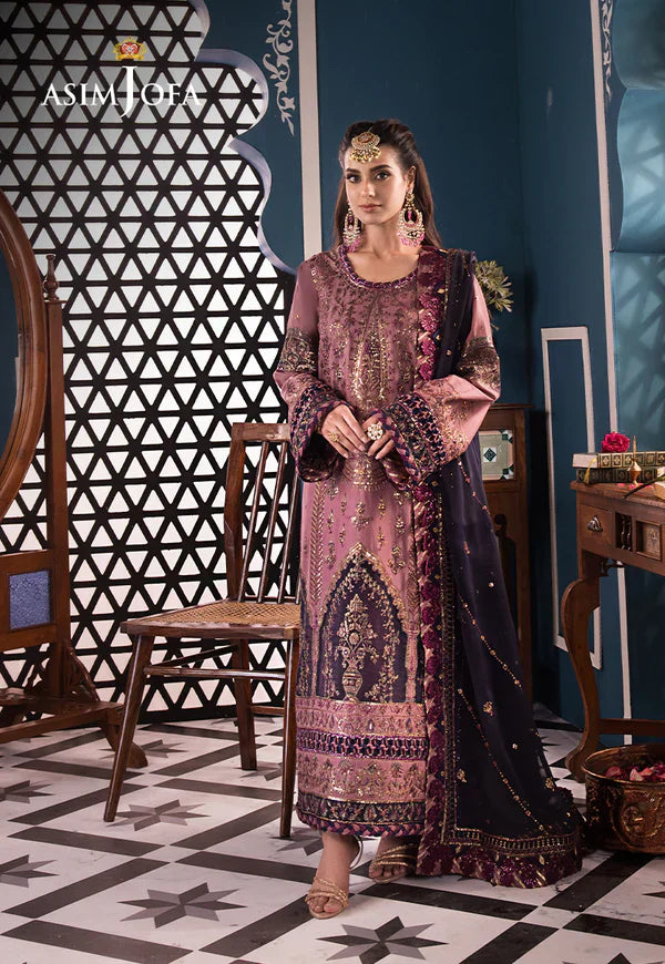 Asim Jofa | Fasana e Ishq Eid Luxury Lawn | AJFI-22 by Designer Asim Jofa - House of Maryam - Pakistani Designer Ethnic Wear in {{ shop.shopifyCountryName }}