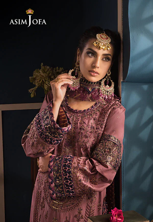 Asim Jofa | Fasana e Ishq Eid Luxury Lawn | AJFI-22 by Designer Asim Jofa - House of Maryam - Pakistani Designer Ethnic Wear in {{ shop.shopifyCountryName }}