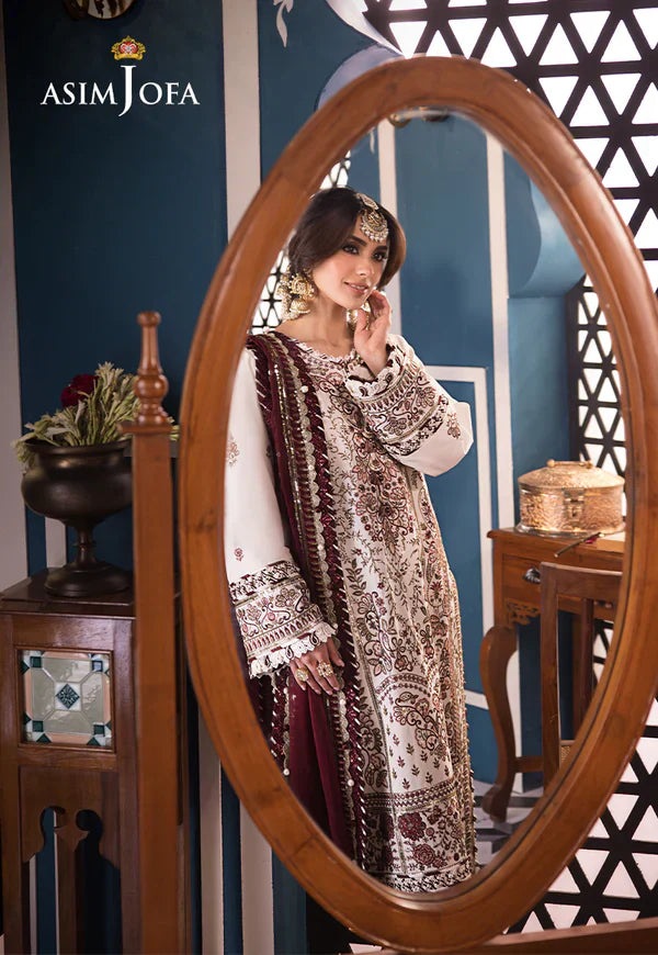 Asim Jofa | Fasana e Ishq Eid Luxury Lawn | AJFI-13