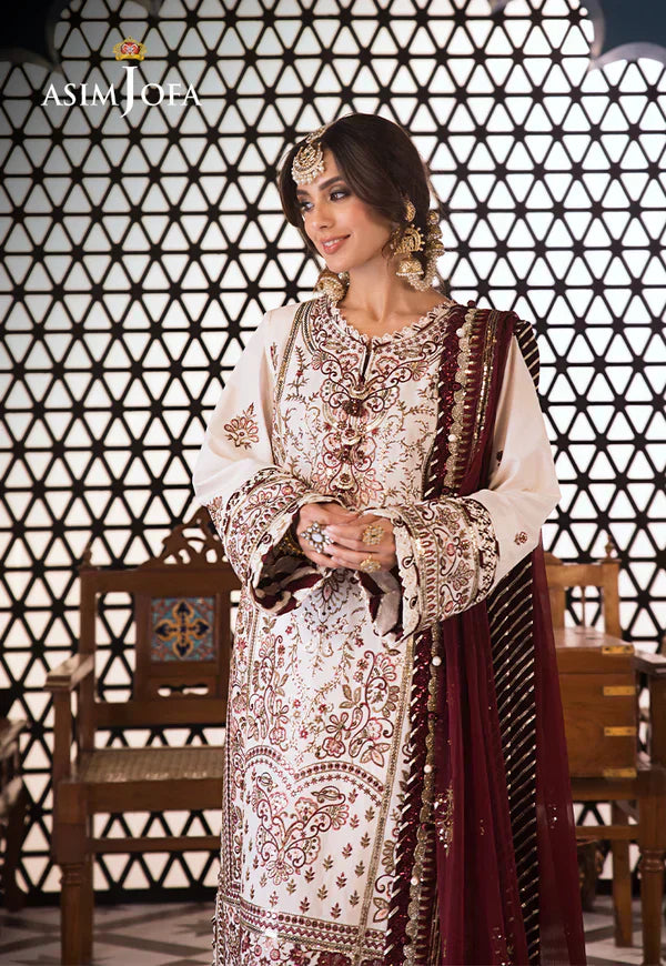 Asim Jofa | Fasana e Ishq Eid Luxury Lawn | AJFI-13