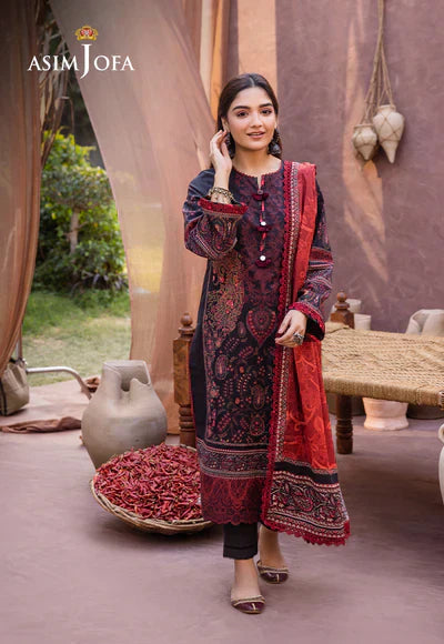 Asim Jofa | Prints Essentials | AJUB-12 by Designer Asim Jofa - House of Maryam - Pakistani Designer Ethnic Wear in {{ shop.shopifyCountryName }}