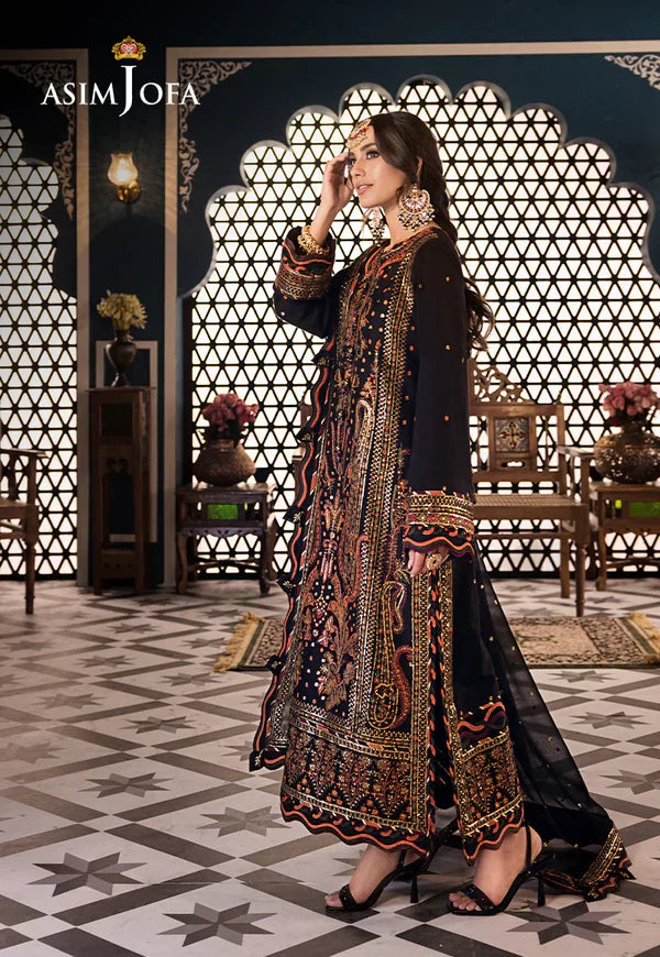 Asim Jofa | Fasana e Ishq Eid Luxury Lawn | AJFI-05