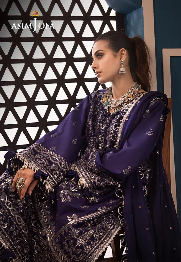 Asim Jofa | Fasana e Ishq Eid Luxury Lawn | AJFI-25 by Designer Asim Jofa - House of Maryam - Pakistani Designer Ethnic Wear in {{ shop.shopifyCountryName }}