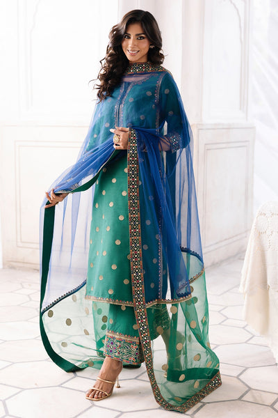 Charizma | Festive Pret | 3-PC Embroidered Raw-Silk CMA-6-324