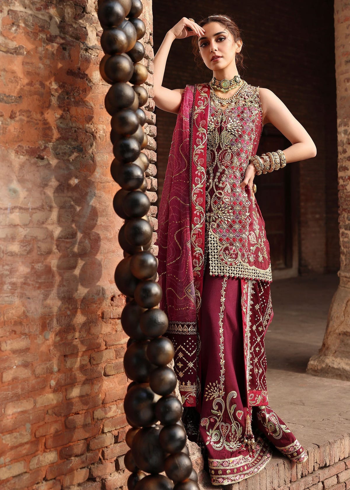 Crimson | Jhilmil Wedding Formals | NAZO