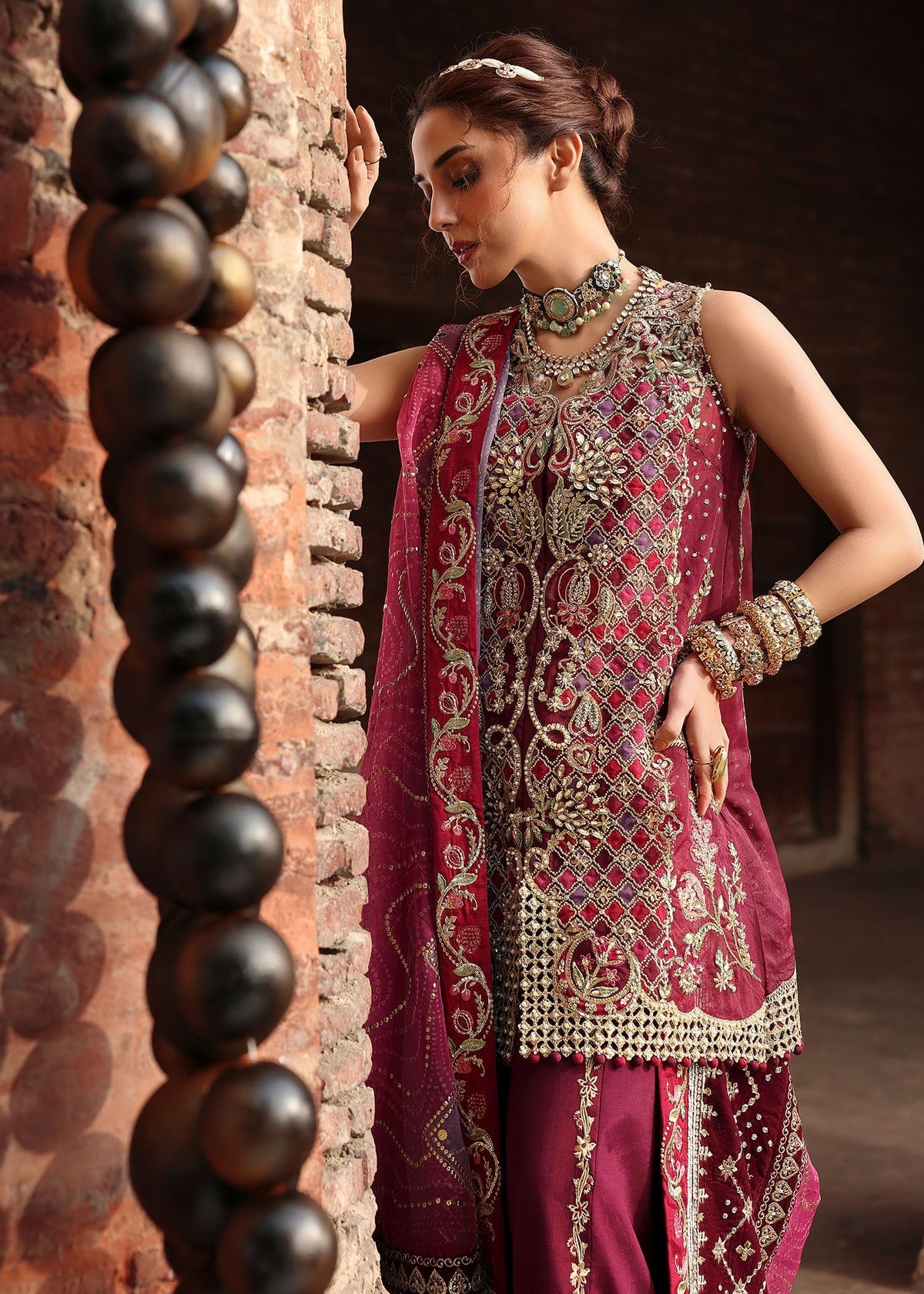 Crimson | Jhilmil Wedding Formals | NAZO, image 5