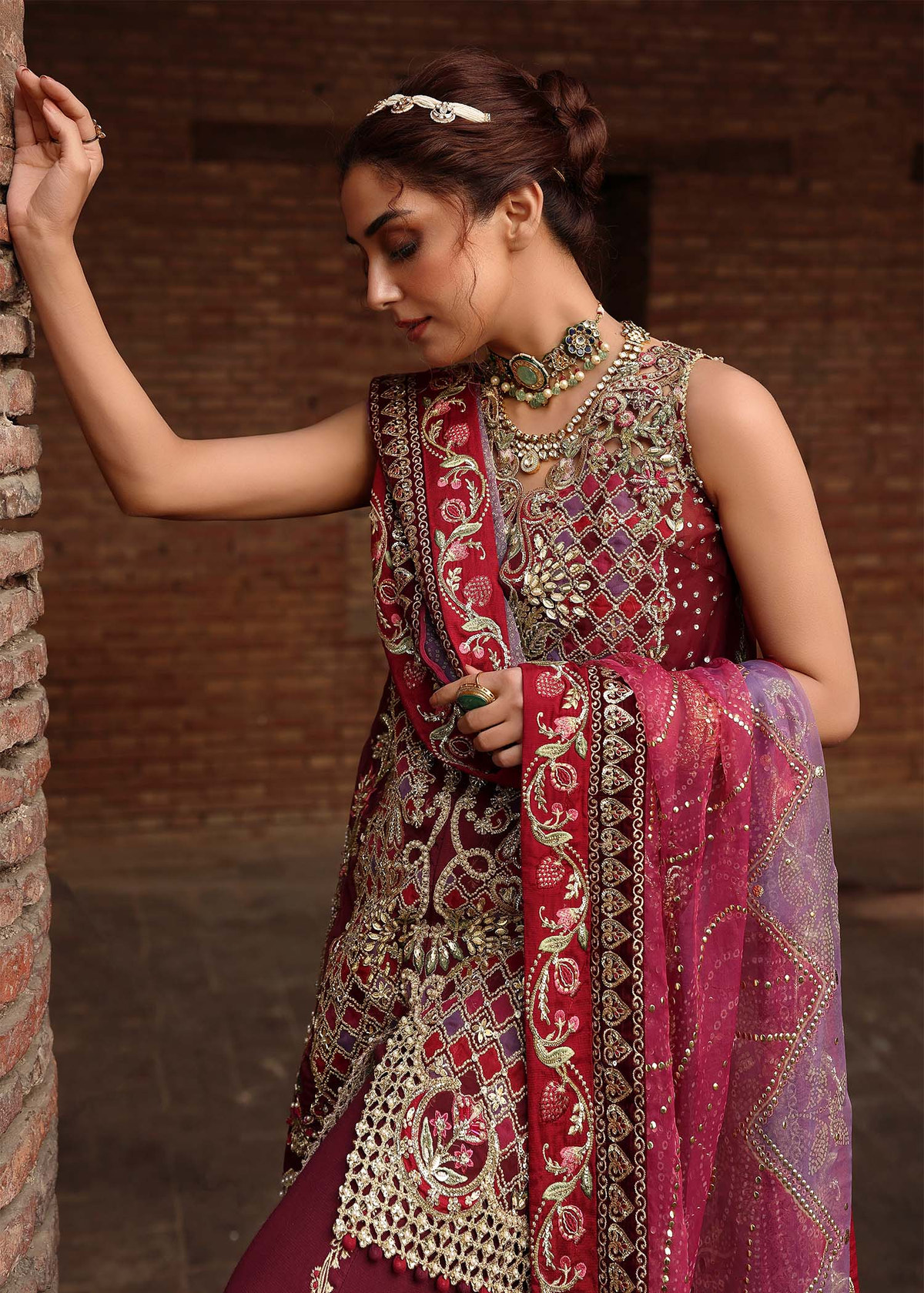 Crimson | Jhilmil Wedding Formals | NAZO, image 4