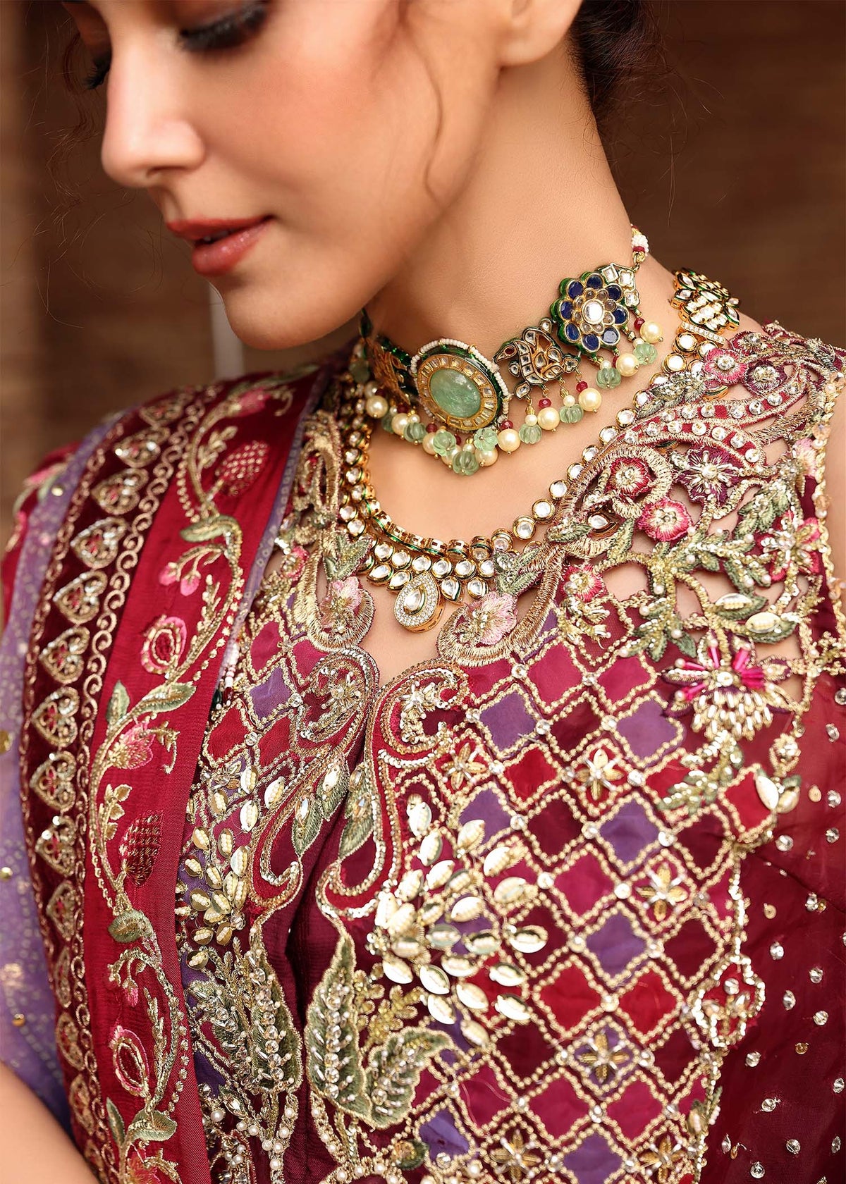 Crimson | Jhilmil Wedding Formals | NAZO, image 3
