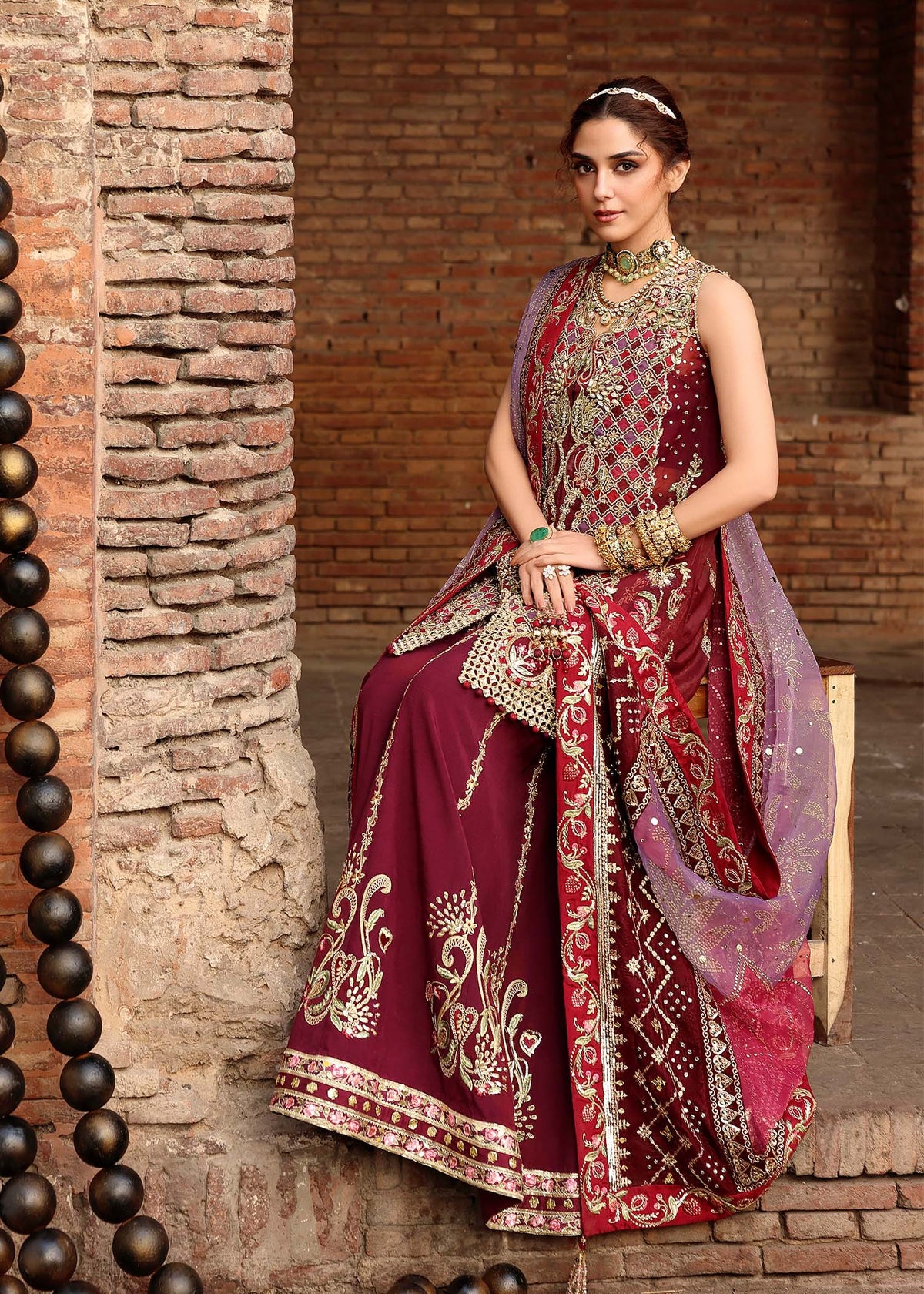 Crimson | Jhilmil Wedding Formals | NAZO-7
