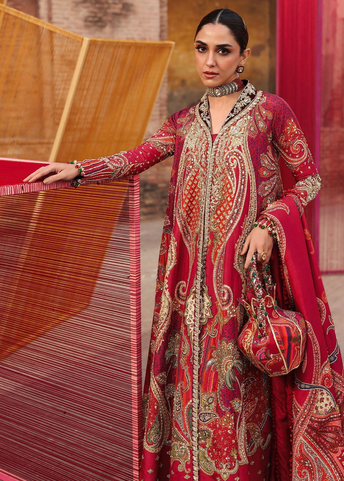 Crimson | Jhilmil Wedding Formals | DAMINI, image 5