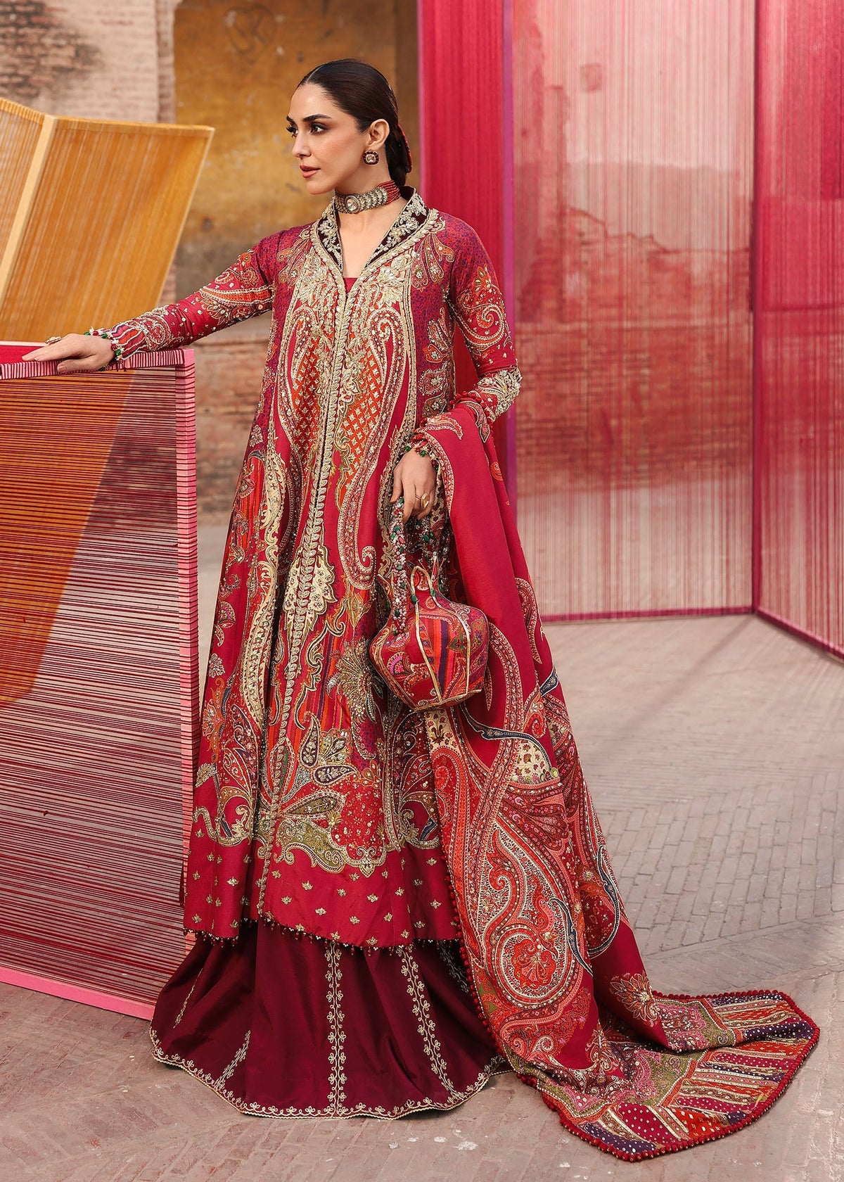 Crimson | Jhilmil Wedding Formals | DAMINI-7