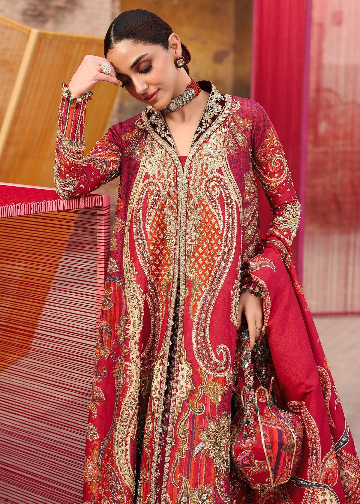 Crimson | Jhilmil Wedding Formals | DAMINI, image 3